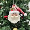 Christmas Tree Decoration Knitted Fabric Doll Elderly Pendant for Holiday Scene Layout and Festive Decor