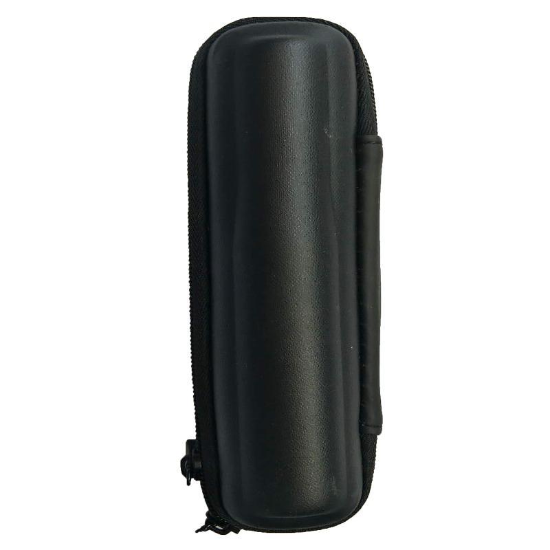 1Pcs Mini Slim Case Black Leather Case Small Ego Carry Bag For Pen Lighter Tobacoo Pipe Tool Accessories For Zipp