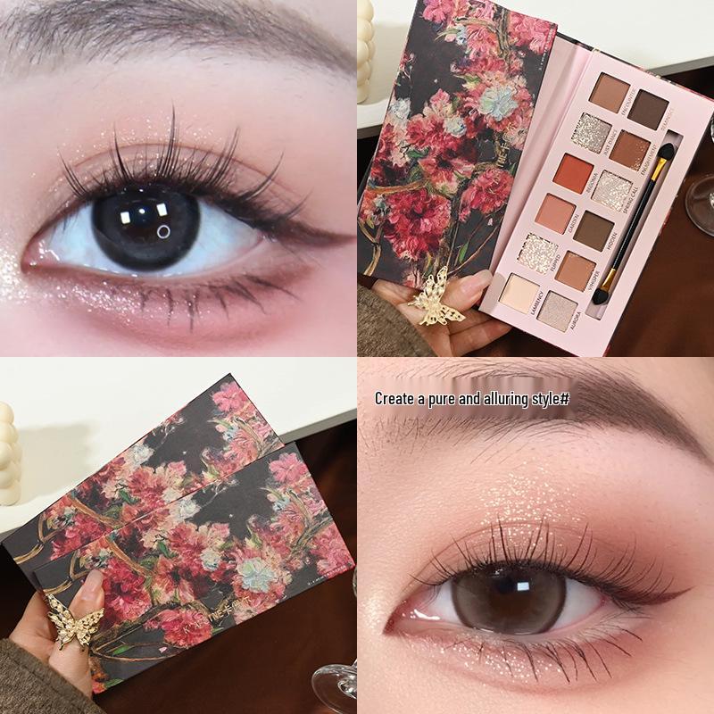 

Kappel 12-Color Earth Tone Eyeshadow Palette: Shimmer & Matte Finishes