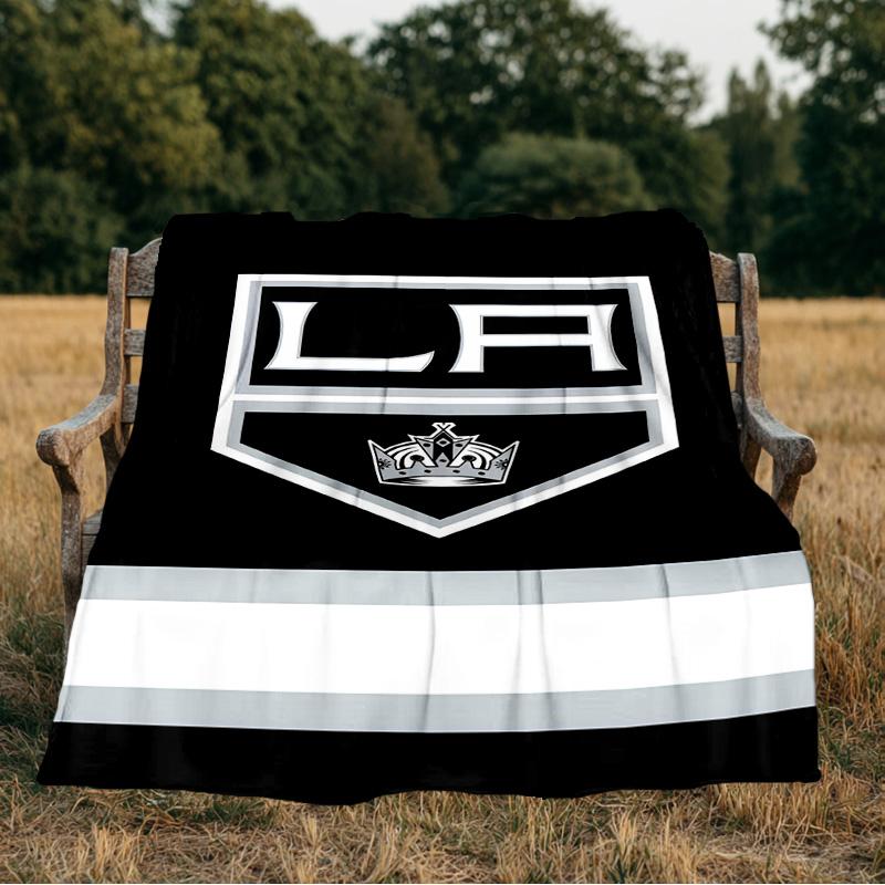 Angeles king Crest Blanket Flannel Throw for Sofa, Indoor, Camping, Living Room, Office, Chair, And Bed Soft Birthday Gift
