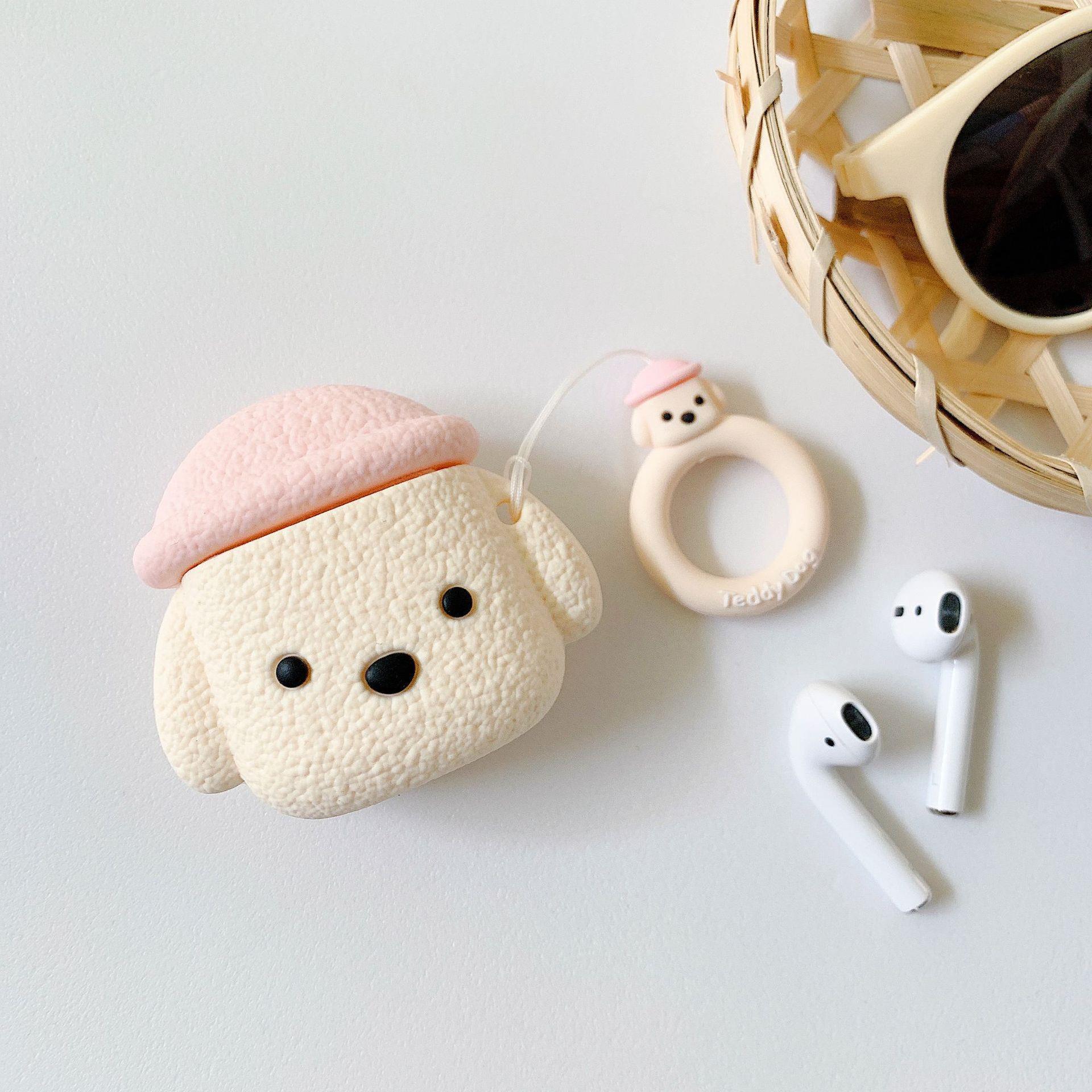 

Мягкий силиконовый чехол для Airpods Pro для Apple Airpods 3, Airpods Pro, Airpods Pro 2, защитный чехол 1-го поколения for Airpods 1or 2 розовый
