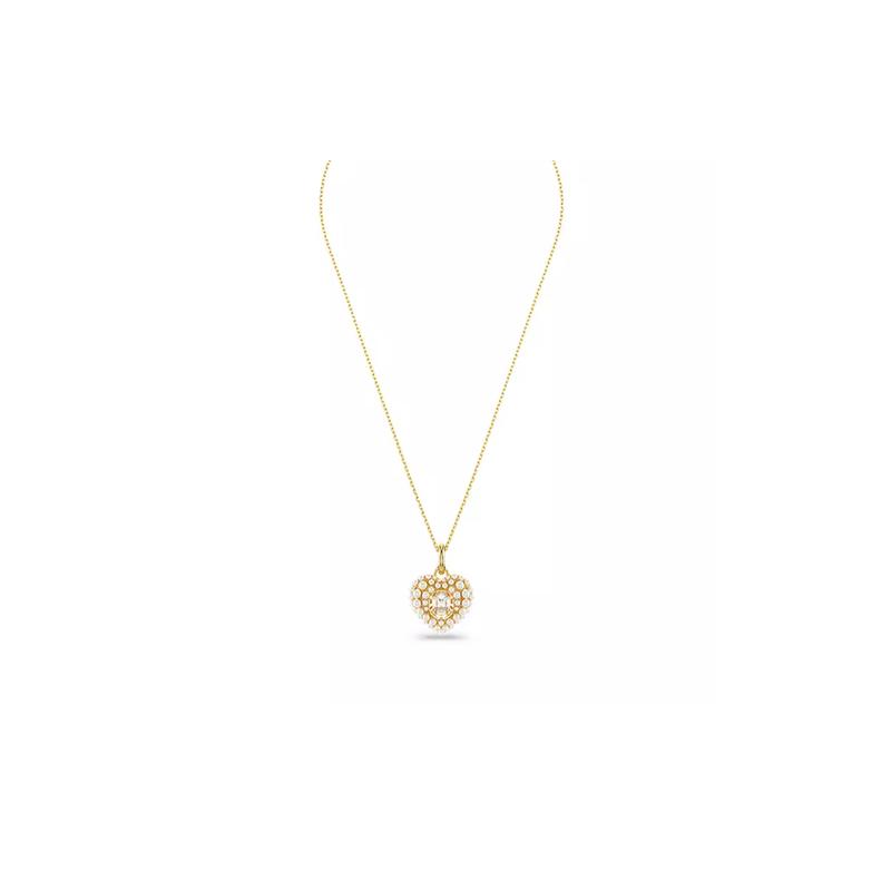 Swarovski Love Diamond Pendant Gold Plated