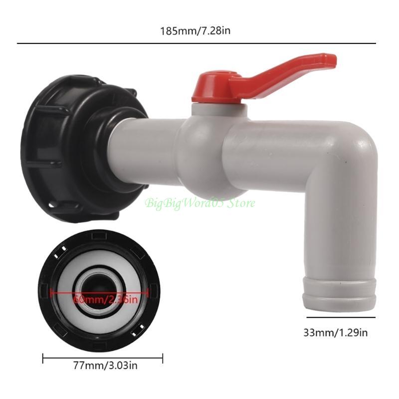 24TE Steckdose Wasserhahn 1 Zoll Auslassventile Tanks Adapter Tanks Zubehör