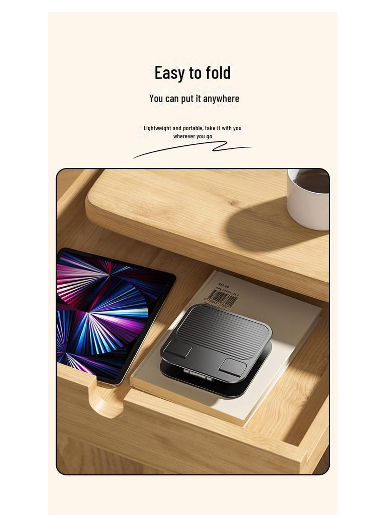 360° Drehbarer Aluminium Tablet- & Telefonständer