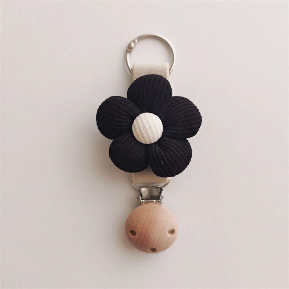 

Portable Hat Storage Cotton Flower Hat Clip Anti-lost Travel Hat Holder Portable Men чорний