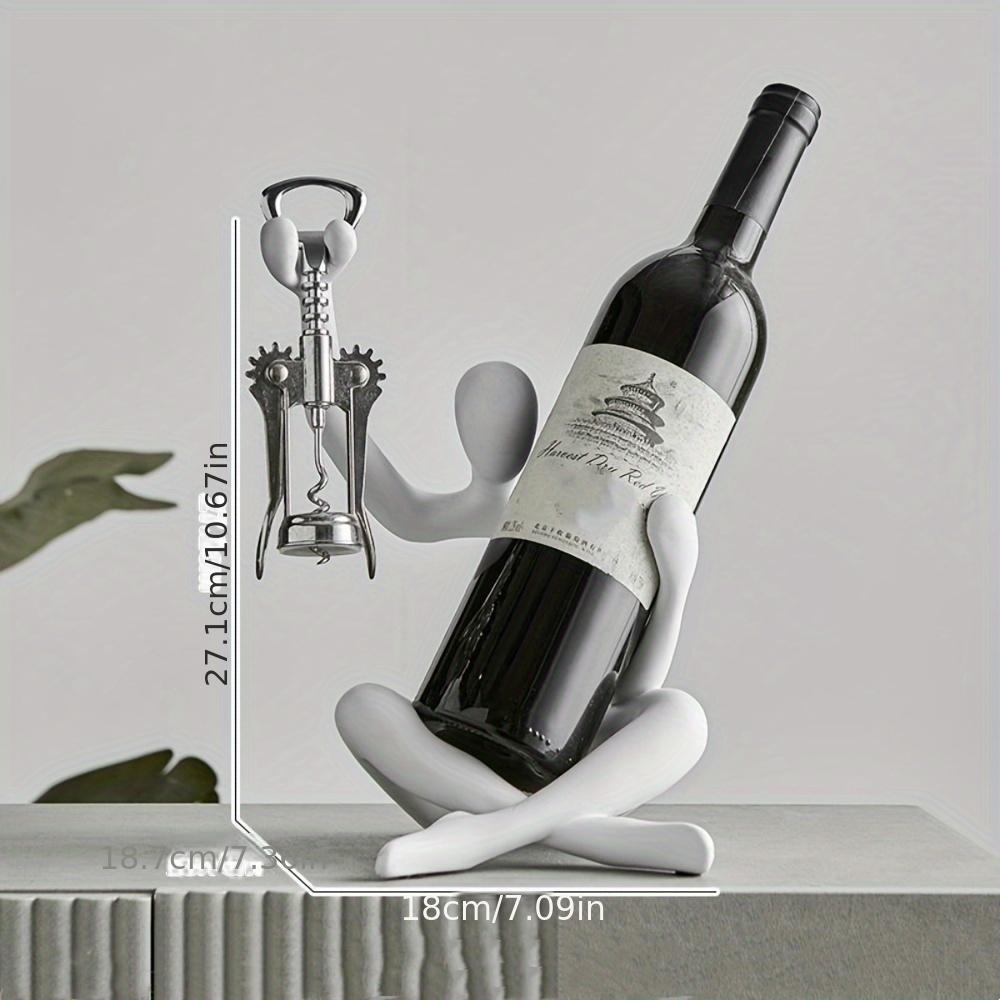 Resin Hollow Character Red Wine Rack Living Room Dining Room Decoration Wine Cabinet Sideboard Decoration Soft Decoration