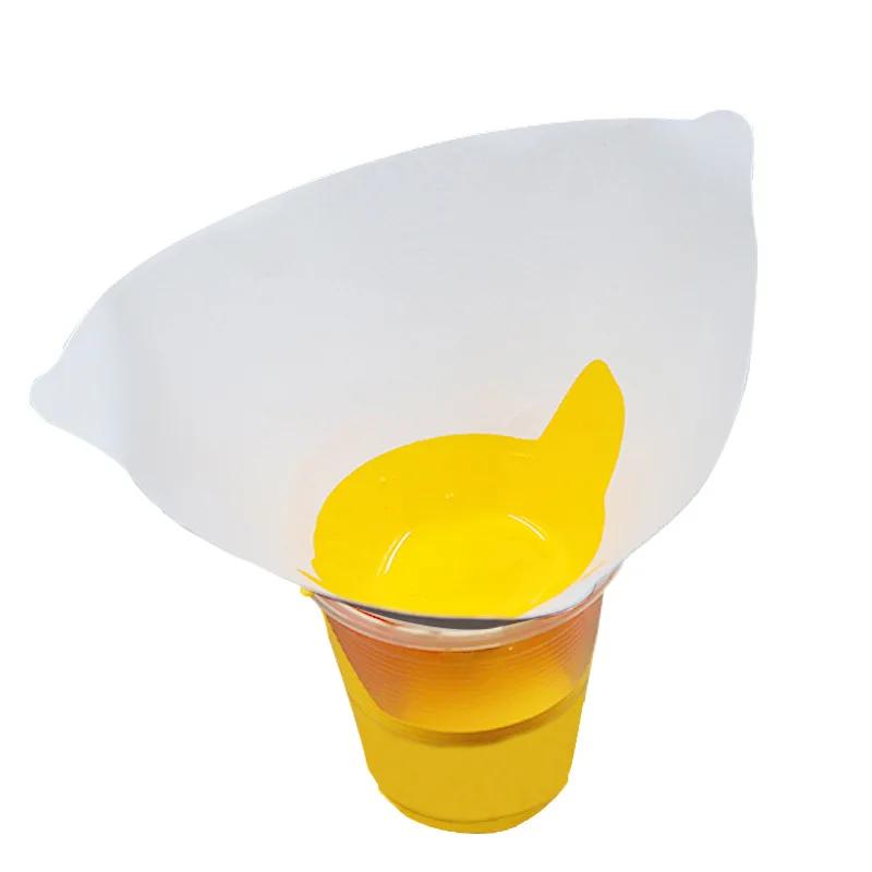 10/20/50Pcs Disposable Paint Filter Paper Purifying Straining Cup Funnel 100 Mesh Conical Paint Filte Mesh Nylon Micron Paper