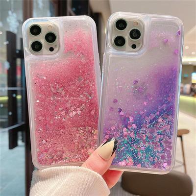 iPhone 16 Glitzer Flüssiger Sand Stoßfest 15Pro Max Schutzhülle für Apple 14/17