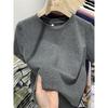 Maglietta da donna Maglietta da ragazza Vestiti da donna Top Maglietta in cotone Maglietta primaverile a maniche corte da donna Sexy Y2k Top bianco