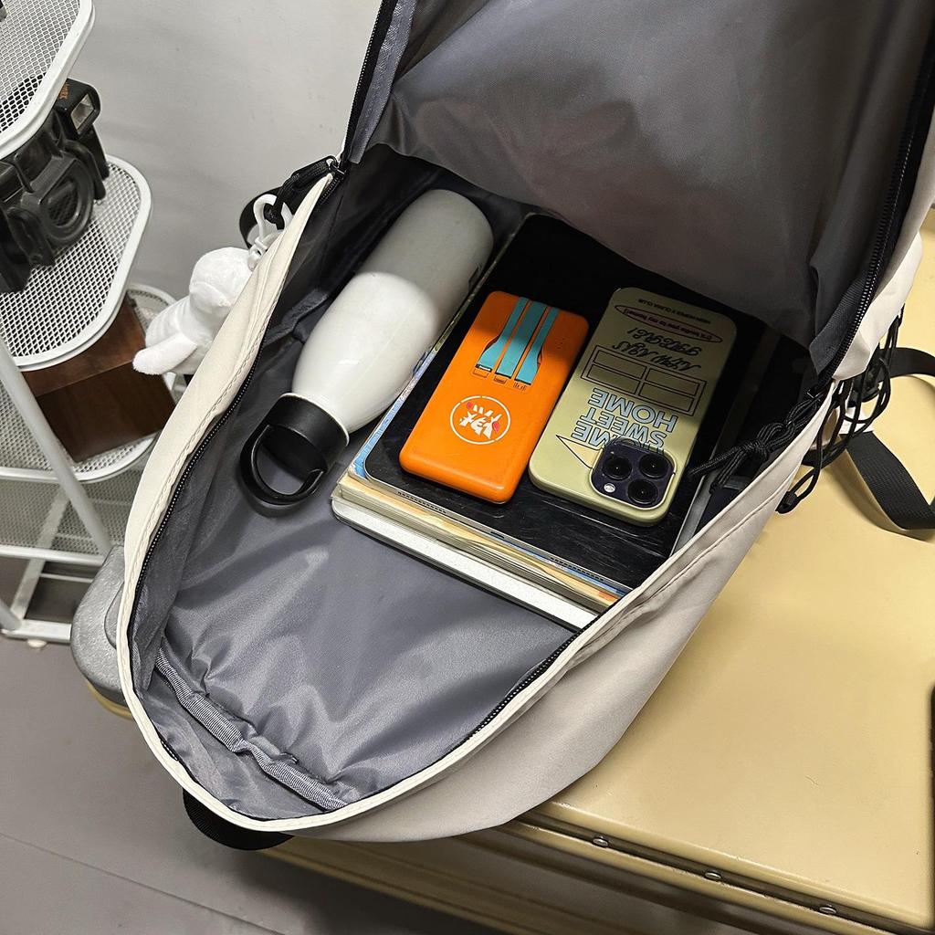 Plecak unisex o dużej pojemności dla uczniów szkół średnich