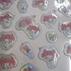 Sanrio Japan Exclusive 3D Puffy Glitter Sticker Sheet – Hello Kitty / My Melody / Cinnamoroll / Kuromi / Sanrio Characters (5 Options)