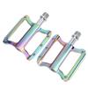 Aluminum Alloy Colorful Mountain Bike Pedals Lightweight Flat Bicycle Pedal Sets