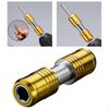 Double Ended Bit Holder,1/4 Inch Hex Inner Hole,Easy To Use,Quick Release,Electric Screwdriver