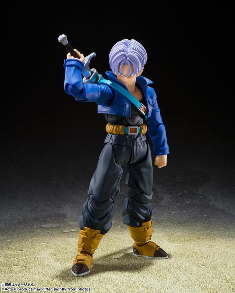 Tamashii Nations S.H. Figuarts Super Saiyan Trunks The Boy Who Came from the Future Reissue 140mm PVC ABS Movable Figure