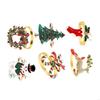 Metal Napkin Holders Christmas Reindeer Table Accessories for Holiday Dinner Party Setting Tableware Decoration P9YB