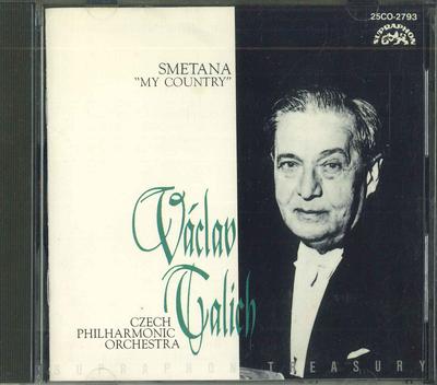 CD SMETANA - My Country: Talich=czech Philharmon 25CO2793 NIPPON COLUMBIA 1988 Japan ObiClassical Used