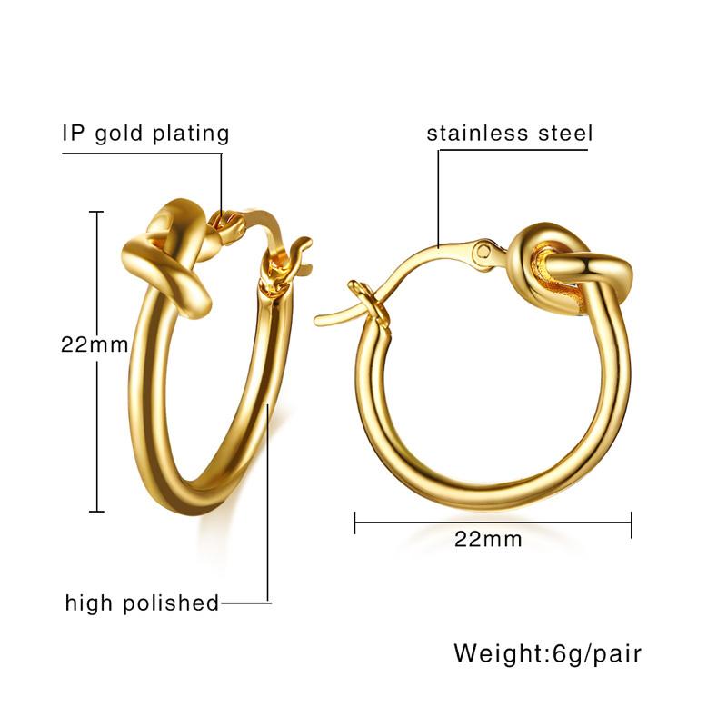 Tie The Knot Pendant Necklace for Women, Stainles Steel Forever Love Knot Infinity Jewelry Wedding Bridal Party
