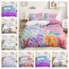 Bed Three-Piece Mermaid Kit Marine Animal Quilt Cover Two-Piece Bedroom