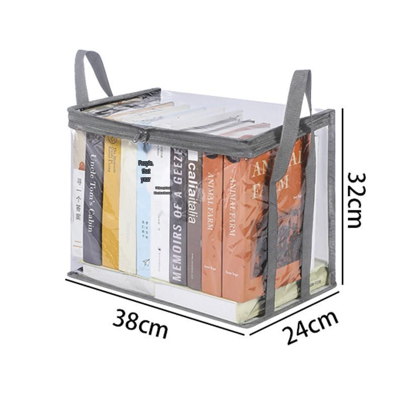 Student Book and Toy Organizer - Foldable Storage Box for Clothes and Books