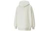 PUMA Classics Oversized Logo Fleece Lined Thermal Casual Loose Fit Hooded Sweatshirt Winter Women's Smoke Gray 530280-05