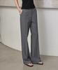 Leondeondada Signature Essentail Bootcut Slacks, Charcoal