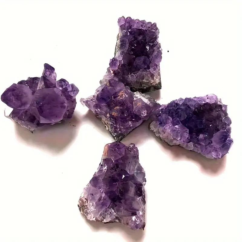 1pc Amethyst Ore Stone Irregular Loose Gemstone Holiday Gift Home Decoration