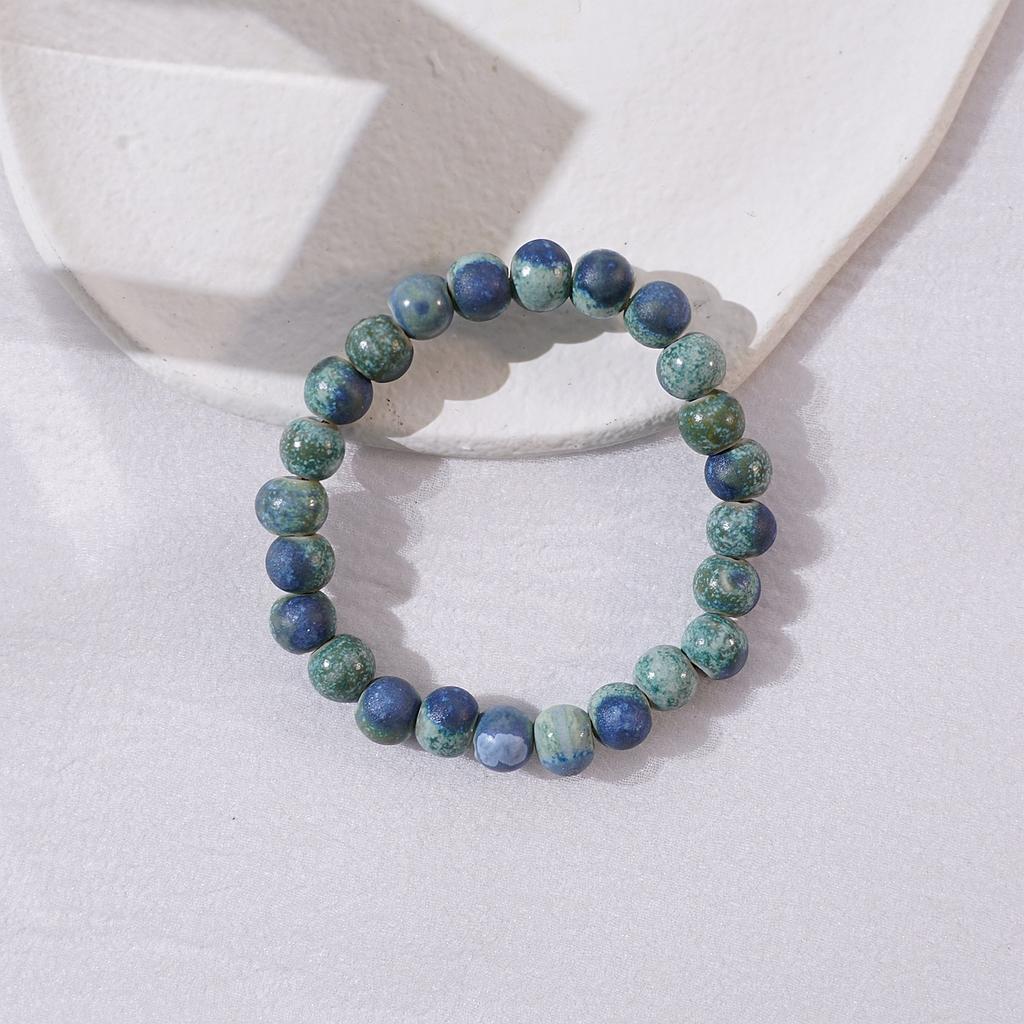 Ceramic new fashion flower glaze bead bracelet multi-color leisure ethnic style student