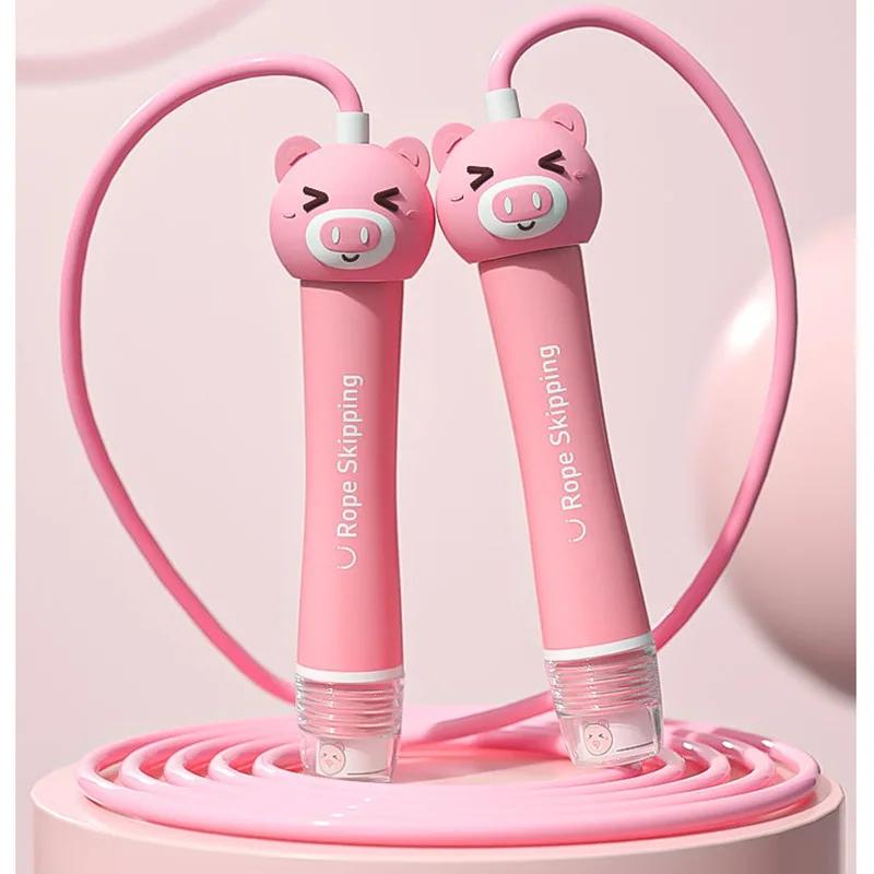 

Детская скакалка, специальные спортивные и фитнес-игрушки для детского сада, детская студенческая скакалка для начинающих, милая мультяшная скакалка