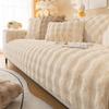 Sofa Covers  Living Room Plush Stripe Couch Cushion Modern Minimalist Corner Seat Cover Sofa Towel Settee Recliner Covers