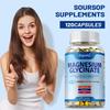 Hochreine Magnesiumglycin-Kapseln, 500 mg, Vitamin D3, Zinkkomplex-Formel, schützt die Knochen- und Gelenkgesundheit.