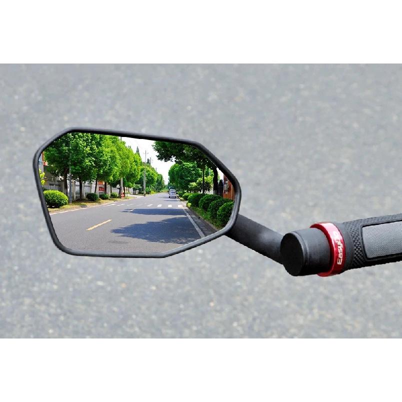 RBRL 360 Adjustable Bicycle Mirror Anti Shake Stable Bar End Mirror for Road MTB E-Bike Scooter Widen Angle Bike Rearview Mirror