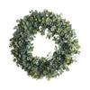 45cm Artificial Eucalyptus Wreath Simulation Green Leaves Wreaths Outdoor Garland Door Wall Hanging Ornaments Home Decor