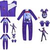 Sundrop Fnaf Toy Bear Cosplay Costume Bodysuit Jumpsuit Mask Glove For Kids' Halloween Party
