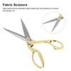 Sewing Scissors Multipurpose Professional Gold Heavy Duty Stainless Steel Tailor Ribbon Scissors10.5inch