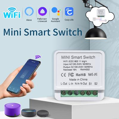 CozyLife Smart WiFi Switch 16A 20A Smart Switch 2 Way Control Wireless DIY Light APP Control Works with Alexa Google Home