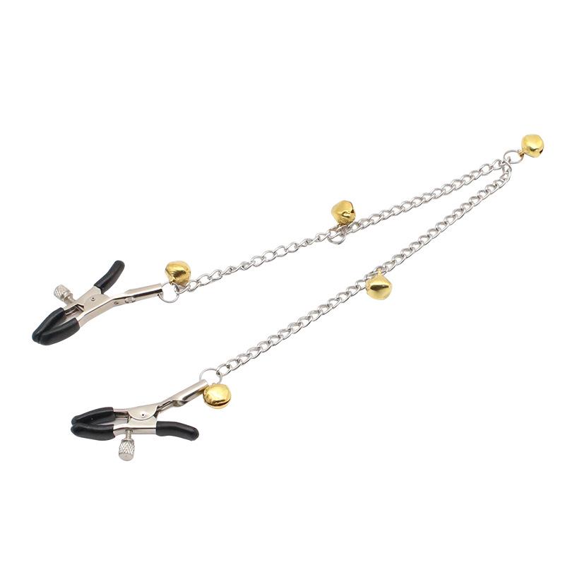 Bell Nipple Clamps for Couples - Kinky Bedroom Fun Adult Toys