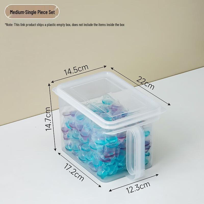 Wutuo Multifunctional Transparent Storage Box with Lid