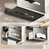Morden Tissue Boxes Luxury Stainless Steel Tissue Box Simple Multifunctional Toilet Storage Rack with Storage Household Supplies
