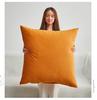 60/65/70/80CM Large Sofa Hug Pillowcase Soft Square Huge Cushion Cover Living Room Bedroom Back Cushion Cover Pillow Case Home