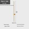 Nordic Rotatable Long Strip Wall Lamp - Modern Luxury for Living Room or Bedroom