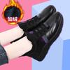 Spring and Autumn Leather Casual Women's Shoes Soft Sole Non-slip Versatile Fashion Kitchen Work Walking Shoes