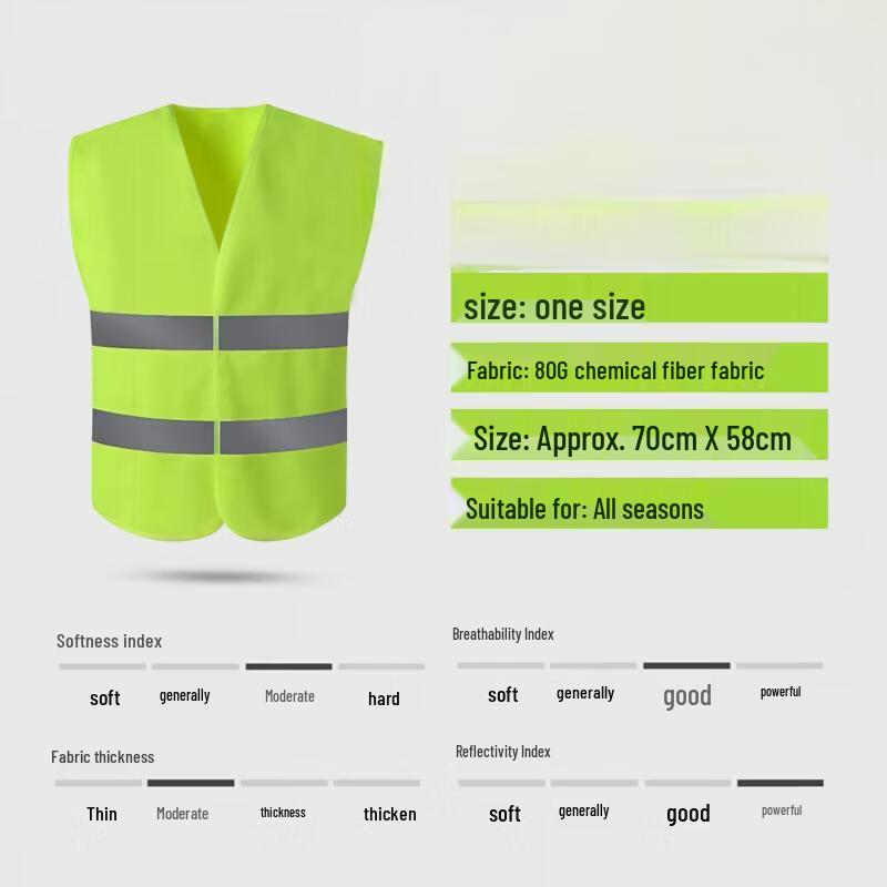 High-Visibility Reflective Safety Vest