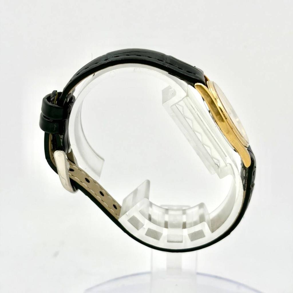 SEIKO Exceline Watch Gold 170067 New Strap New Battery Ladies' 8420-0040
