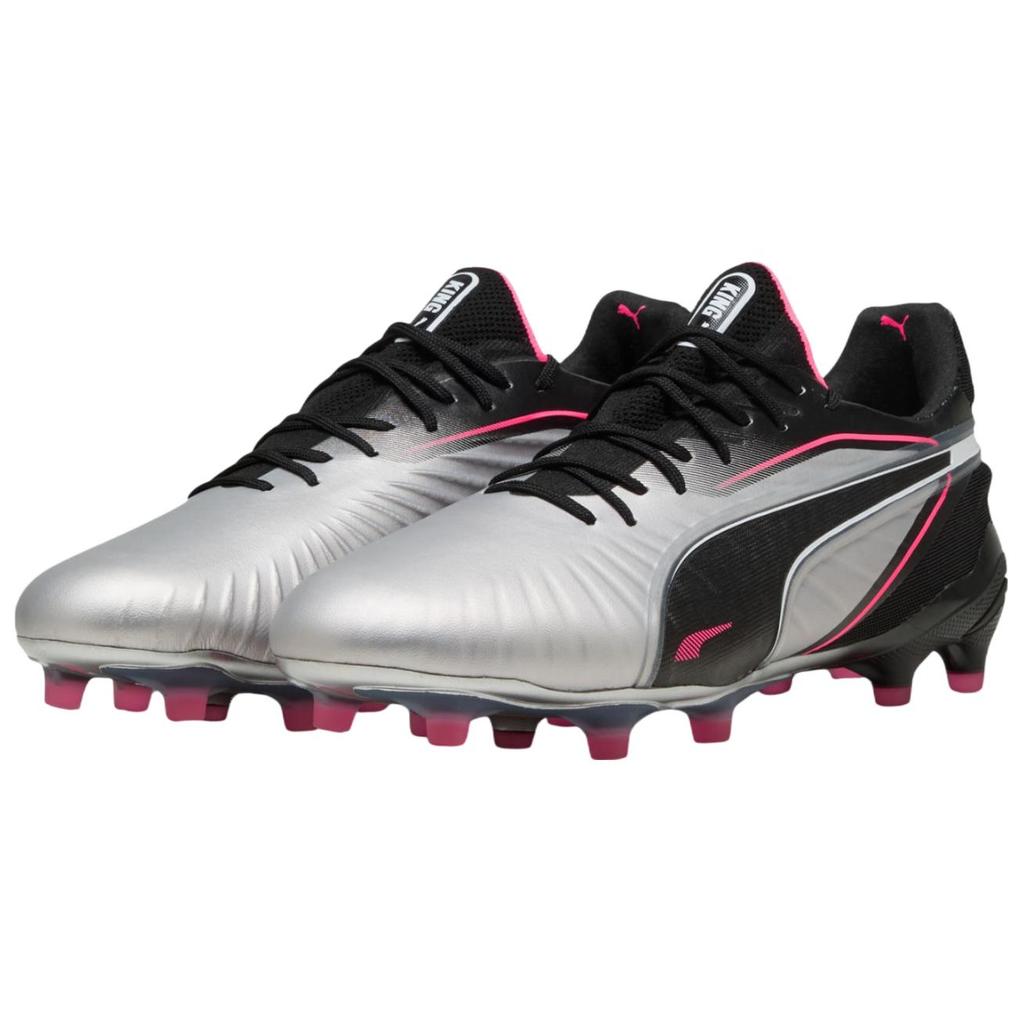 Puma King Ultimate FG AG Audacity Pack Unisex Sneaker Silber Schwarz Sun-Struck 108303-03