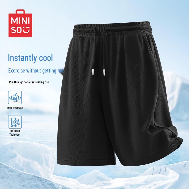 MINISO Men s Summer Quick-Dry Mesh Shorts XL