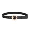 Stylish Women's Belts with Round Pearl Pin Buckle: Elegant, Trendy, and Sophisticated