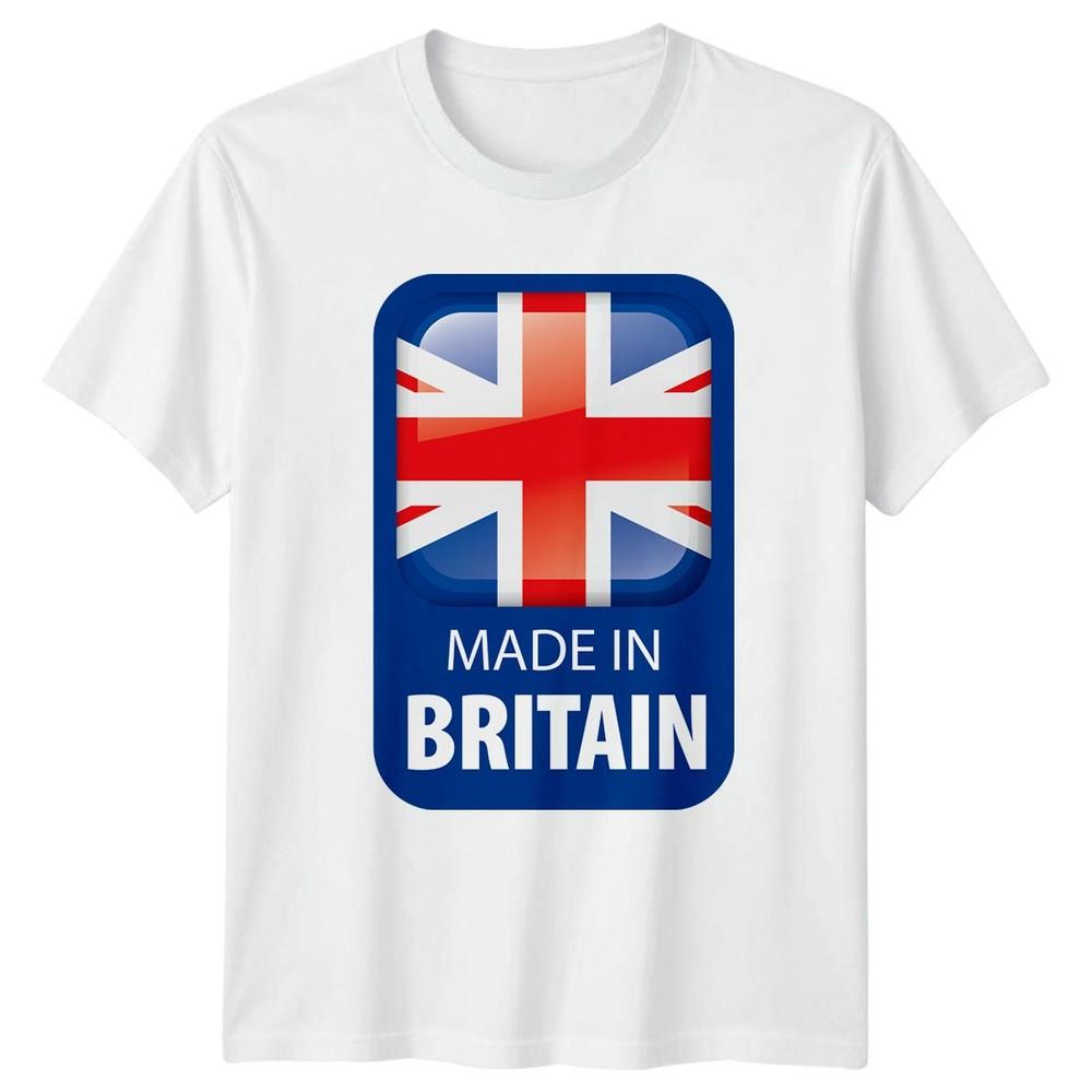 Made In Britain United Kingdom Flag Countries Unisexs Unisexs Graphic Tee S