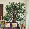 Realistic Tree with Birds Removable Wall Decals Set of 3 Sheets Modern Waterproof Pvc Wall Sticker for Living Room Bedroom Decor