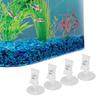 4 Stück Aquarien-Gemüseclip mit starker Saugnapf für Seetangblätter Getrocknete Algen Salat Verlängert den Fressgenuss Aquarium