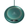 Electric Coffee Mug Warmer with Temperature Control, Pink, 88°C Display, Portable Heating Plate for Office & Home